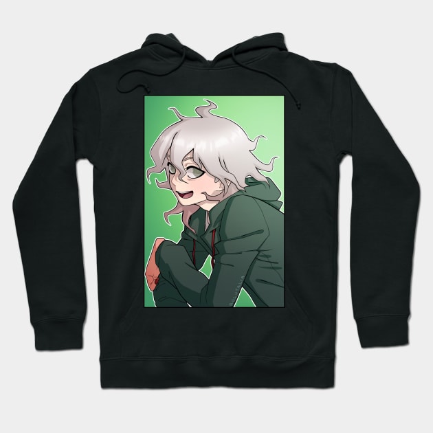 Nagito Komaeda FANART Hoodie by Aghali